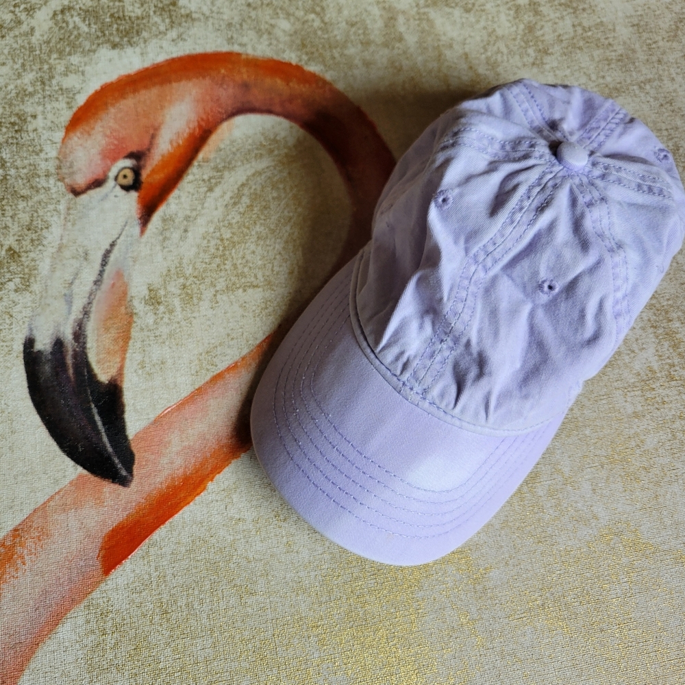 3/$25 Vintage Look Baseball Cap Hat Lavender Sunrise Purple One Size